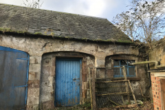Ravenscraig Stone Stores in 2023 prior to repairs project
