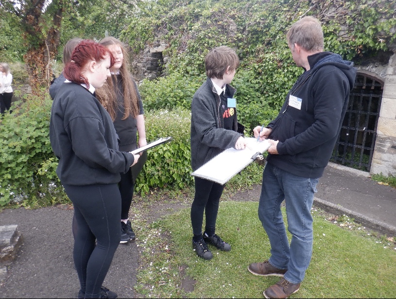 High School Students re-imagining heritage